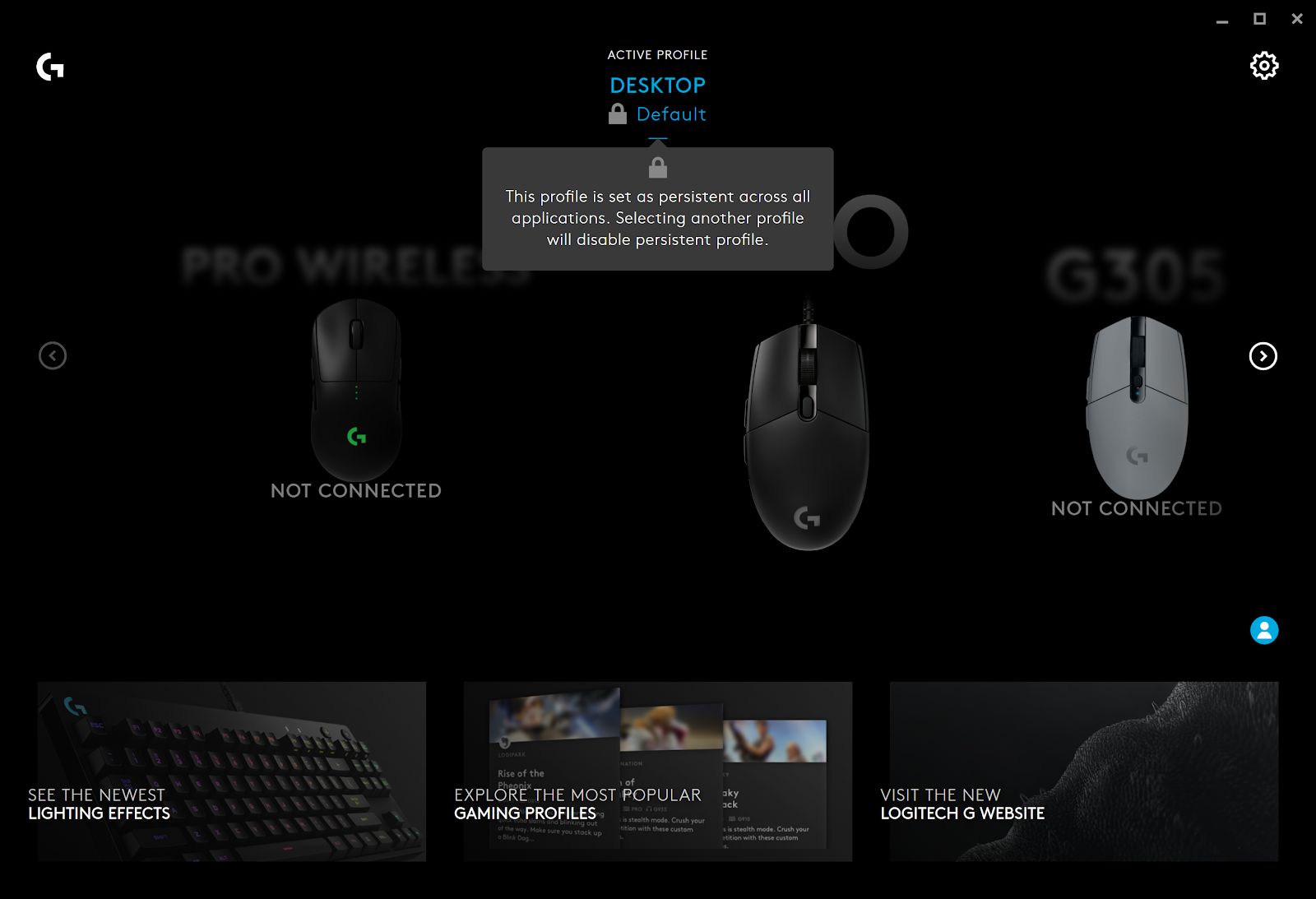 logitech g hub stop macro